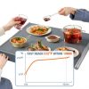 HAUSHOF Warming Mat Extra Large Food Tray Grey Nano‑Silicone 3‑Level-3