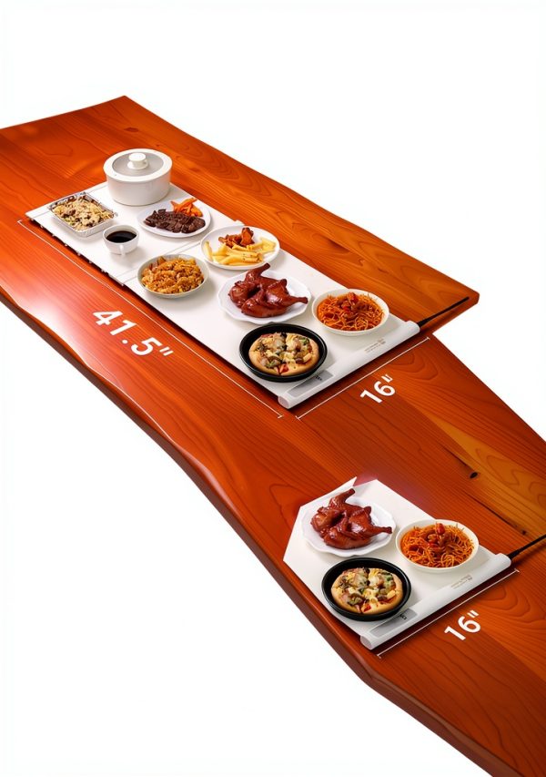 Warming Mat Gracenal 42x16 Extra Large Extendable Food Tray 7 Temps-2