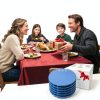 Upgrade Food Warming Mat,6-in-1 Silicone Warming Mat for Food-Fast Heating Electric Warming Tray with 3 Timer & Temp Settings,Portable Food Warmer for Parties Buffet,Raised Feet Protects Table (Blue)-6