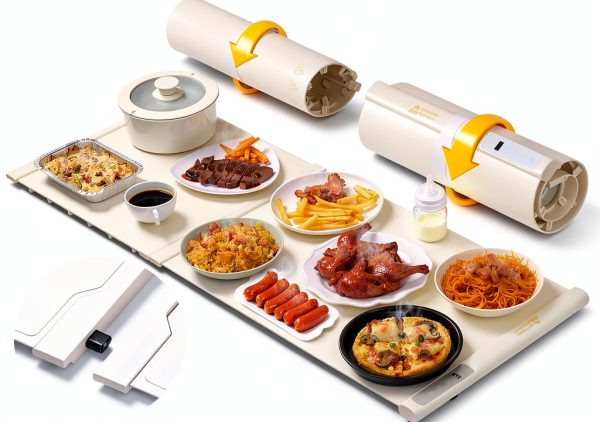 Warming Mat Gracenal 42x16 Extra Large Extendable Food Tray 7 Temps-0