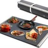 HAUSHOF Warming Mat Extra Large Food Tray Grey Nano‑Silicone 3‑Level-0