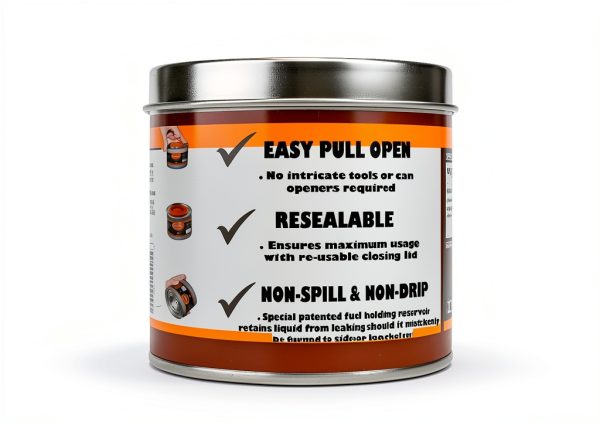 Luminar Resealable-Wick Chafing Fuel Cans 12-Pack 6-Hour Burners-7
