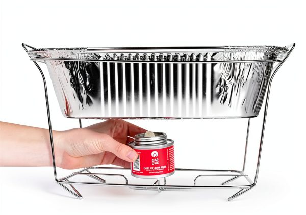 GasOne 2+ Hour Chafing Fuel for Buffets - Liquid Safe Fuel with Wick &-4
